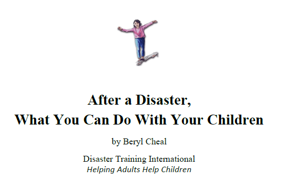 After Disaster, What you can do with your Children pdf