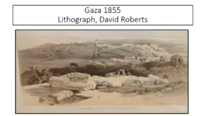 Gaza lithograph 1855