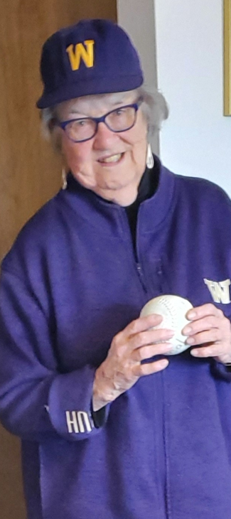 Beryl Cheal with sporting outfit